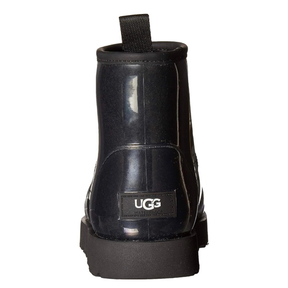 Ugg Black Rain Boots Size 5 NWOT - Picture 3 of 8